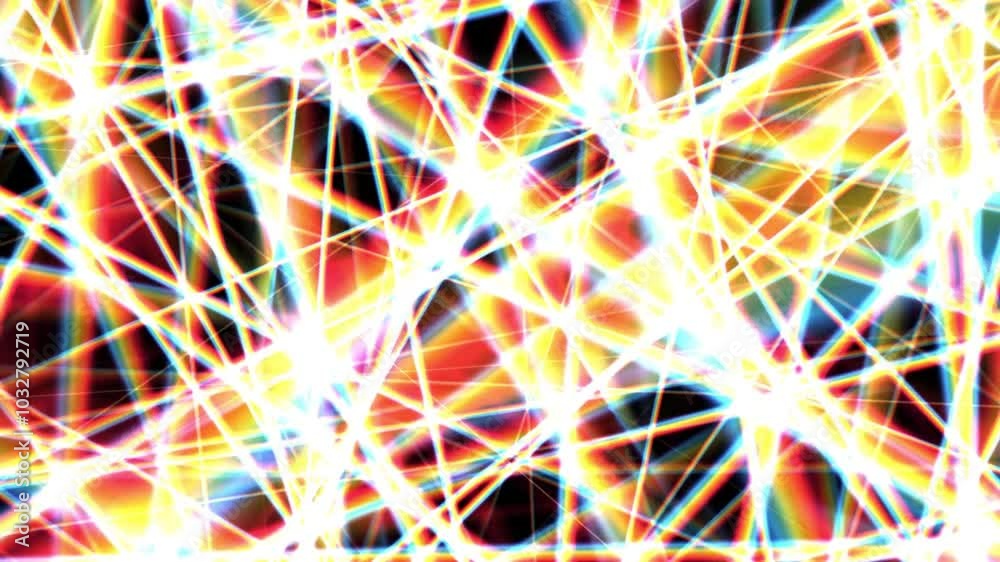 Abstract background with bright, colorful, crisscrossing lines. Abstract background with bright, colorful, crisscrossing lines.
