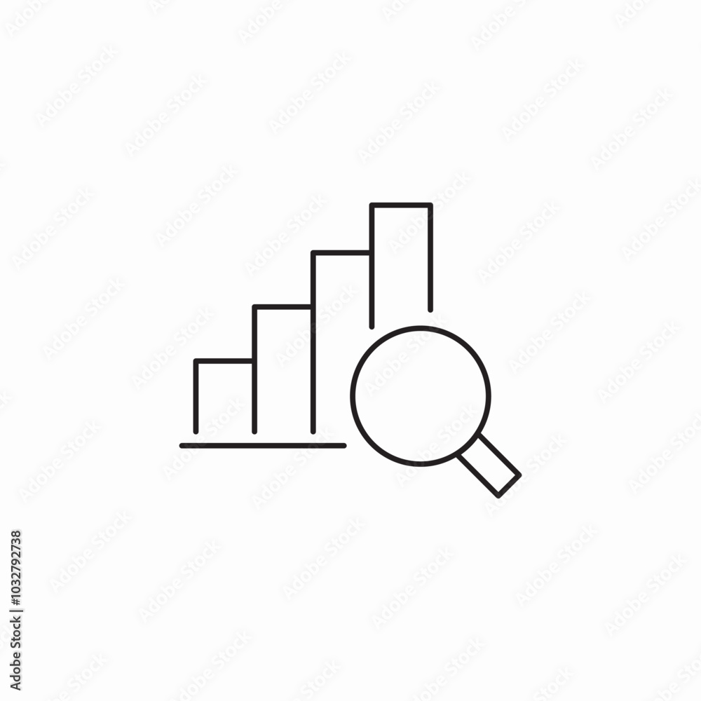 digital marketing analysis icon sign vector digital marketing analysis icon sign vector