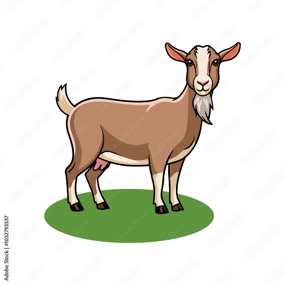 Fototapeta premium Cheerful Goat