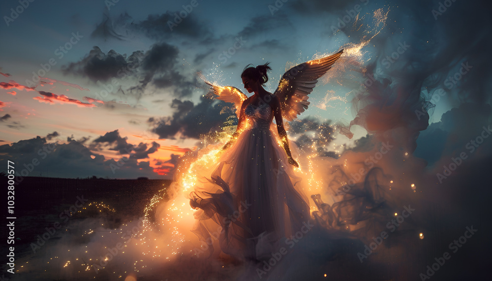 wings of Angels on light in twilight skies. Echoes where the stars do meet, In the night their voices rise, Angels dancing in the skies, wings of Angels on light in twilight skies. Echoes where the stars do meet, In the night their voices rise, Angels dancing in the skies,