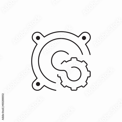 construction srip icon sign vector