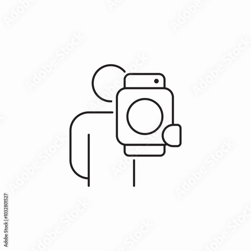 smart watch offer icon sign vector