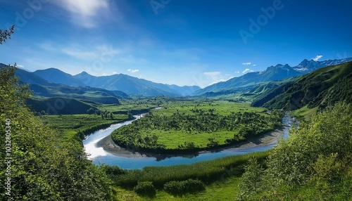 lake in the summer