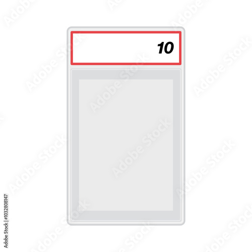 Card Grading, Card Grading Case, Card Case, Collectable Card Case, Card Collection, Card Collecting Grading, Professional Grading, Vector Illustration Background