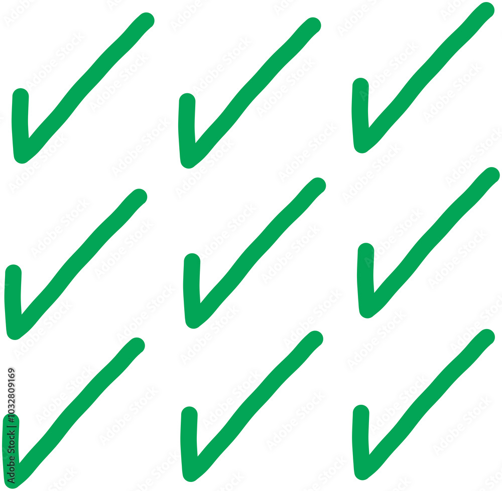 green check mark green check mark