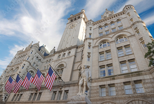 Photos Washington DC, District of Columbia, USA– October 12, 2024: Old Post Office buil