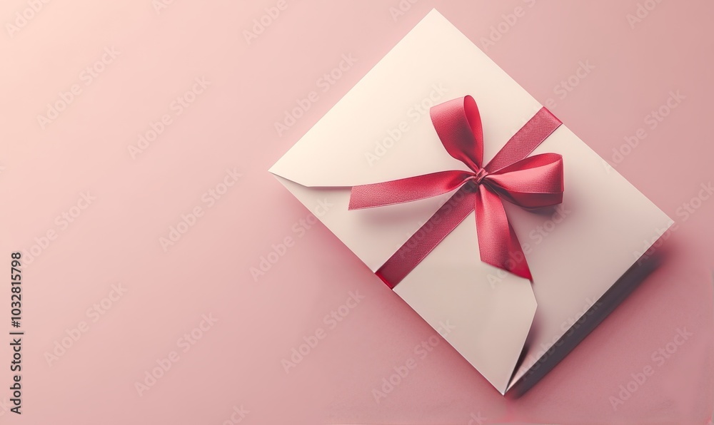 Elegant gift card mockup with sleek envelope Elegant gift card mockup with sleek envelope