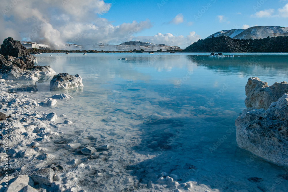 Fototapeta premium Blue Lagoon, in Iceland.