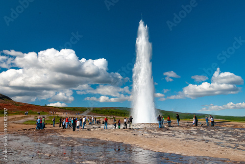 The Geyser, strokkur in Iceland