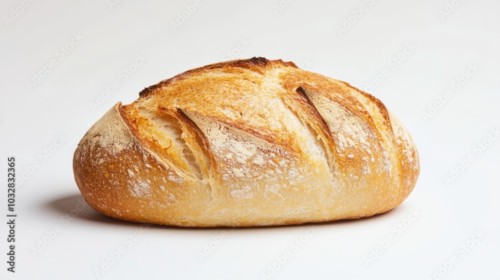 Artisan Freshly Baked Loaf of Bread with Golden-Brown Crust and Textured Surface Close-up Artisan Freshly Baked Loaf of Bread with Golden-Brown Crust and Textured Surface Close-up