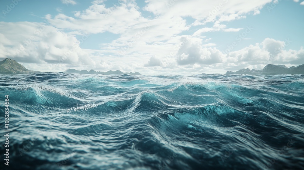 A hyper-realistic view of ocean warming in the Jurassic period, where life struggles to survive A hyper-realistic view of ocean warming in the Jurassic period, where life struggles to survive