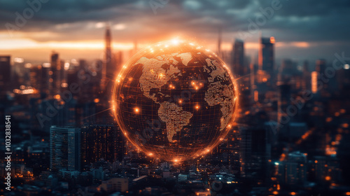 Big companies that operate globally and have a strong presence in international markets.