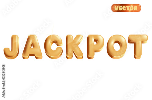 Jackpot Prize Sale 3D editable text effect, suitable for promotion, product, headline