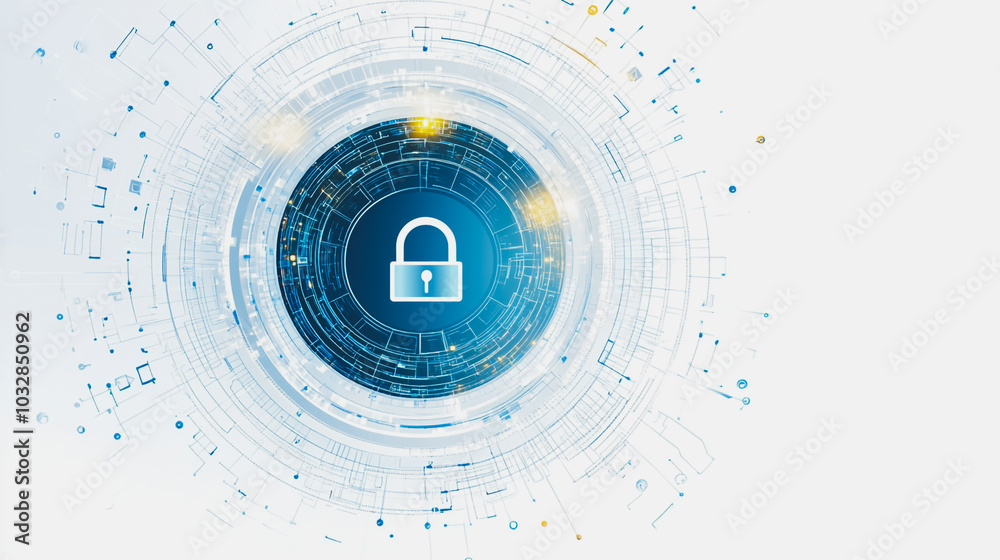 Obraz premium abstract innovative cyber security network, using interconnected nodes to represent business partnerships on the Smart digital Innovation city with connection network reciprocity over the smart city