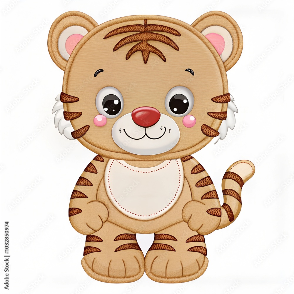 cute animals on white background, applique for kids t-shirts cute animals on white background, applique for kids t-shirts
