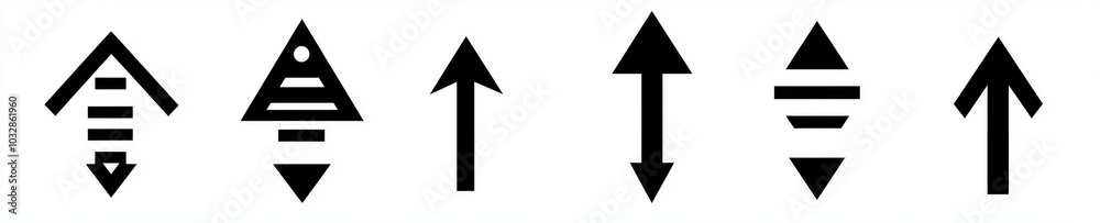 Symbol of transfer. Arrow of exchange, illustration in the modern style Symbol of transfer. Arrow of exchange, illustration in the modern style