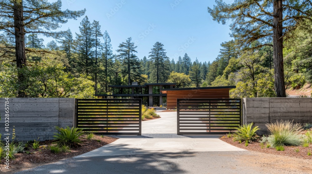 The latest in smart home technology, including automated gates and security cameras The latest in smart home technology, including automated gates and security cameras