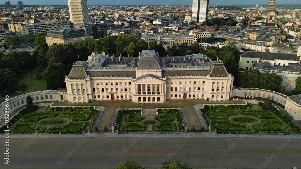 drone photo brussels belgium europe drone photo brussels belgium europe