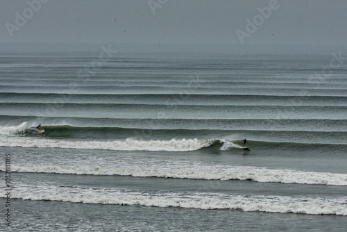 Chicama is famous for being home to one of the longest left-hand waves in the world. It is a renowned surf spot located in northern Peru, near the town of Puerto Malabrigo, in the La Libertad region photo