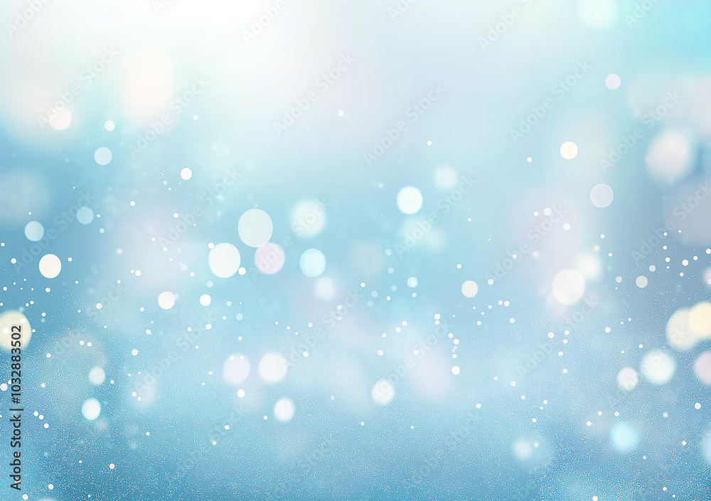White background with light blue bokeh dots, a vector abstract. AI generation White background with light blue bokeh dots, a vector abstract. AI generation