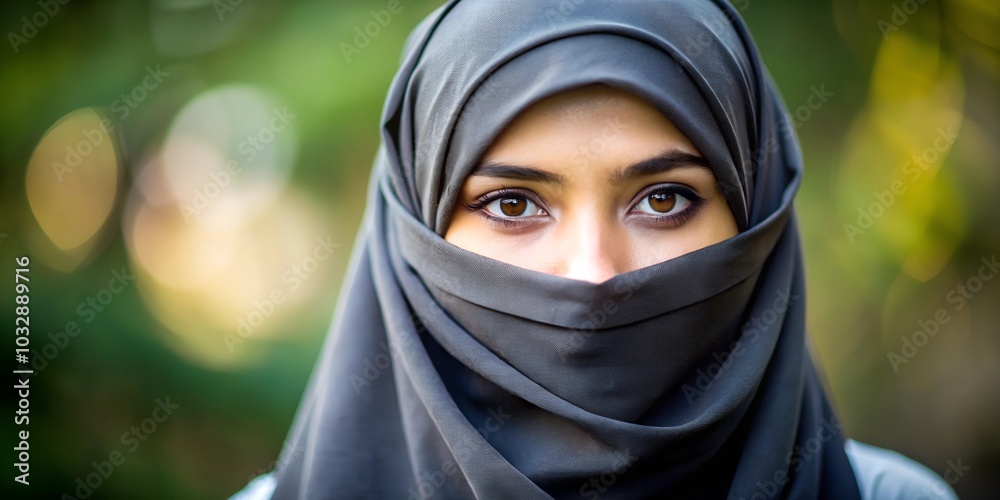 portrait of a woman with a veil portrait of a woman with a veil