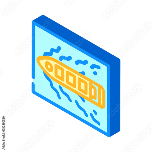 tanker oil industry isometric icon vector. tanker oil industry sign. isolated symbol illustration
