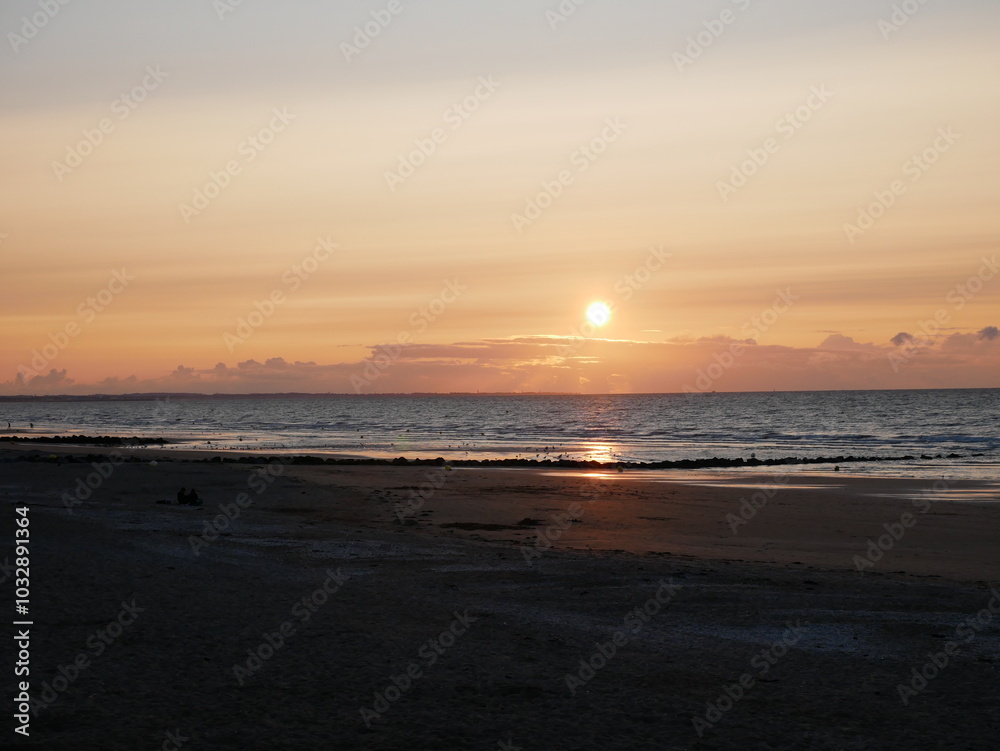 Sunset France Atlantic Sunset France Atlantic