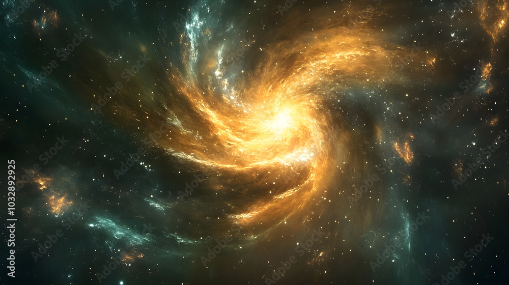 A stellar scene of swirling gases and glowing stars in a cosmic landscape filled with energy and motion A stellar scene of swirling gases and glowing stars in a cosmic landscape filled with energy and motion