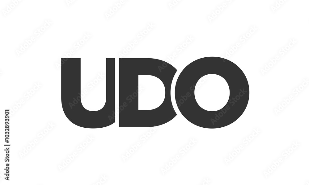 UDO logo design template with strong and modern bold text. Initial based vector logotype featuring simple and minimal typography. Trendy company identity. UDO logo design template with strong and modern bold text. Initial based vector logotype featuring simple and minimal typography. Trendy company identity.