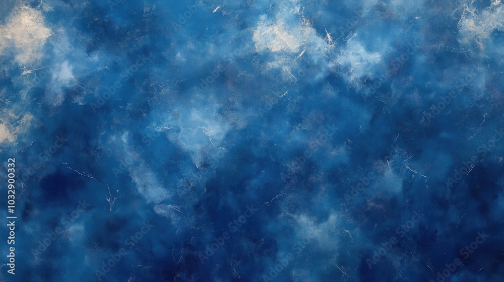 Fototapeta premium Blue Gradient Backdrop Colorful Vibrant Bright Textured Background Modern Wallpaper with Copy Space Minimalist Abstract Art