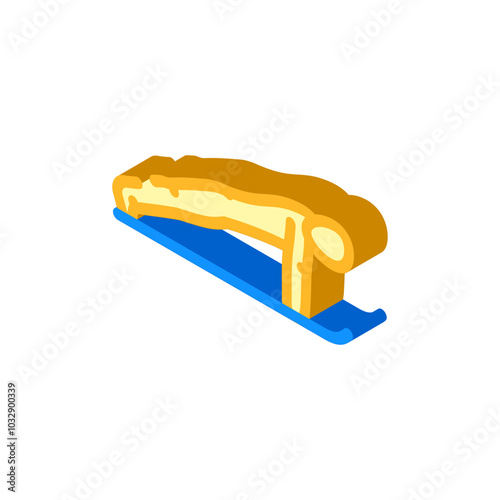 plank pose phalakasana yoga isometric icon vector. plank pose phalakasana yoga sign. isolated symbol illustration