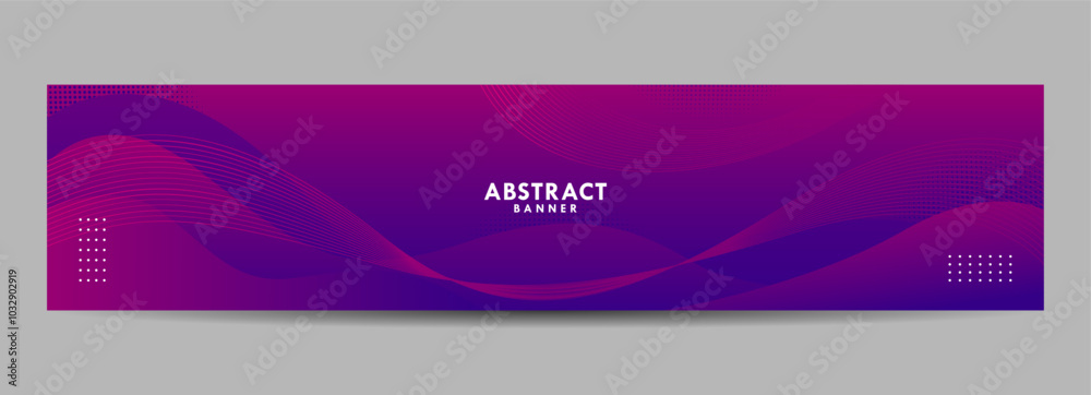 Naklejka premium Abstract Purple Fluid Background Template. Modern background design. Gradient color. Liquid form composition. Suitable for banner designs