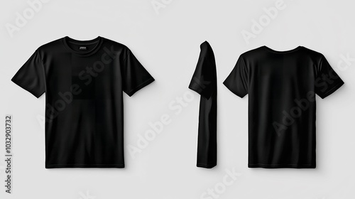 black mens t shirt - mockup, black t shirt and black t-shirt