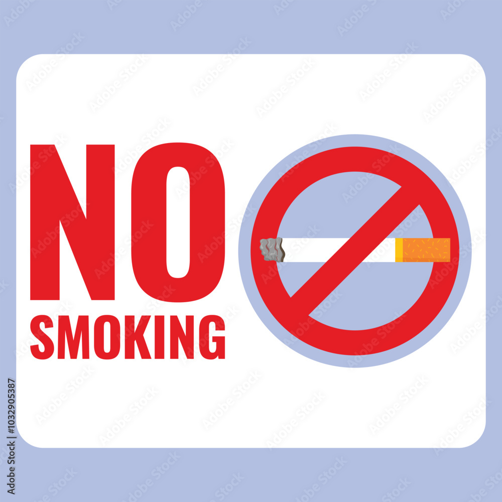 No Smoking sign vector illustration. say no to smoking vector. no smoking cigarette No Smoking sign vector illustration. say no to smoking vector. no smoking cigarette