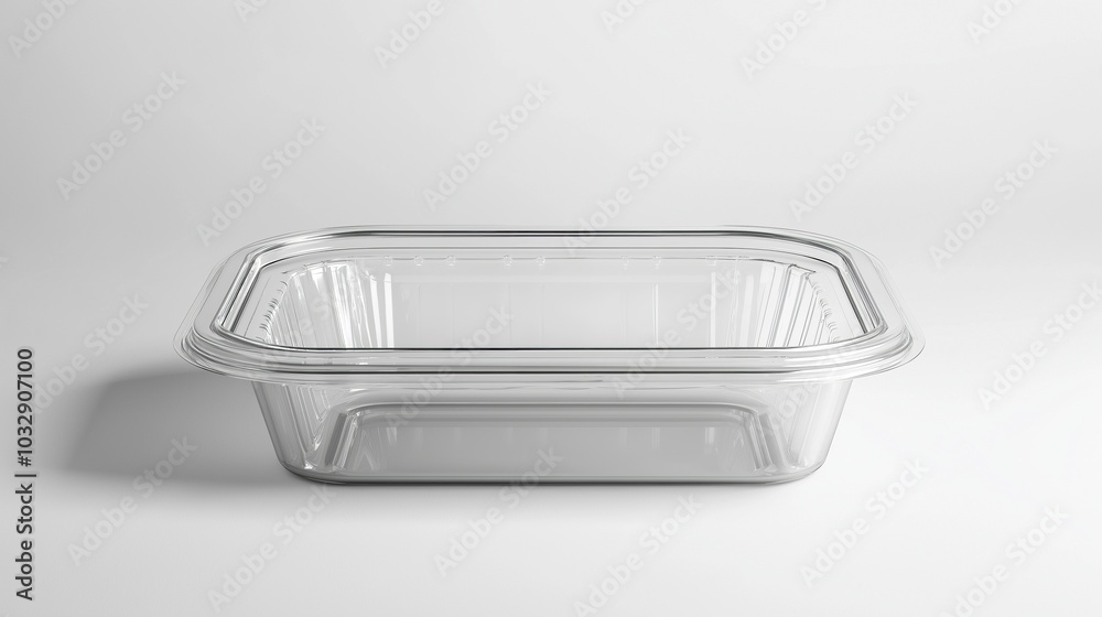 empty plastic container isolated on white background. empty plastic container isolated on white background.