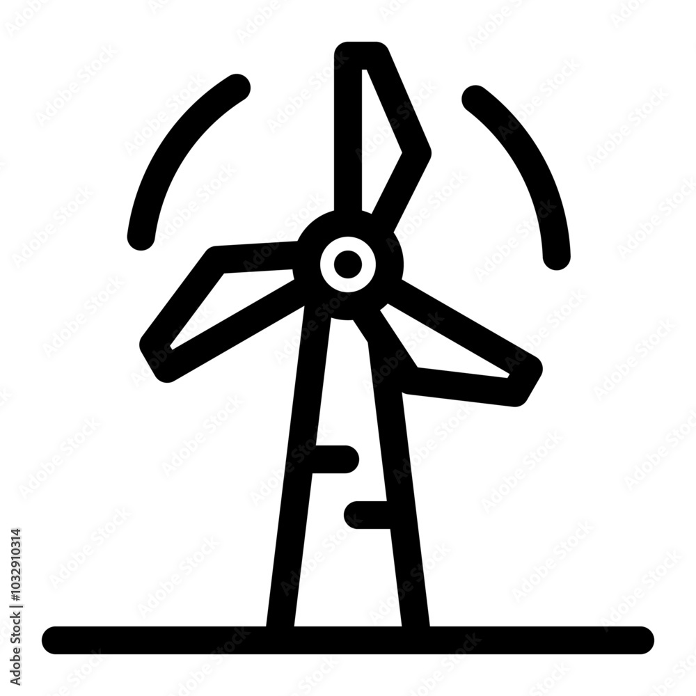 Windmill icon. Renewable energy. Vector illustration Windmill icon. Renewable energy. Vector illustration