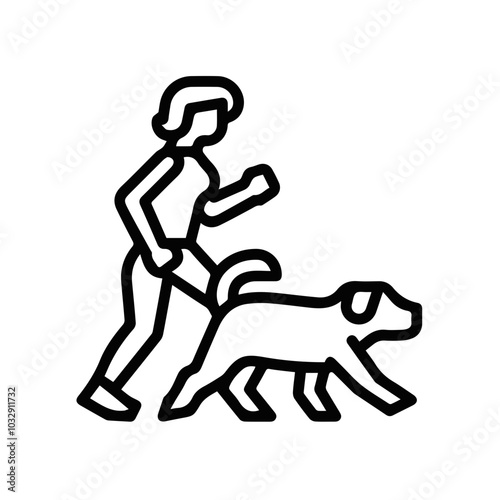 Dog icon symbol vector image illustration 