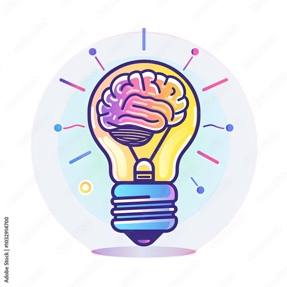 Creative Idea Light Bulb Illustration Creative Idea Light Bulb Illustration