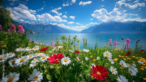lake in the mountains