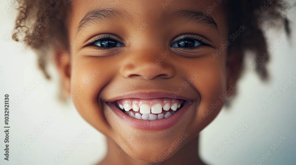 Smiling Child’s Face Capturing Joy and Innocence Smiling Child’s Face Capturing Joy and Innocence