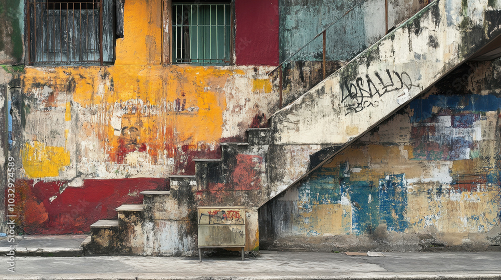 A colorful, urban wall features a collage of posters, graffiti, and street art, showcasing vibrant designs and textures in a gritty, urban environment. A colorful, urban wall features a collage of posters, graffiti, and street art, showcasing vibrant designs and textures in a gritty, urban environment.