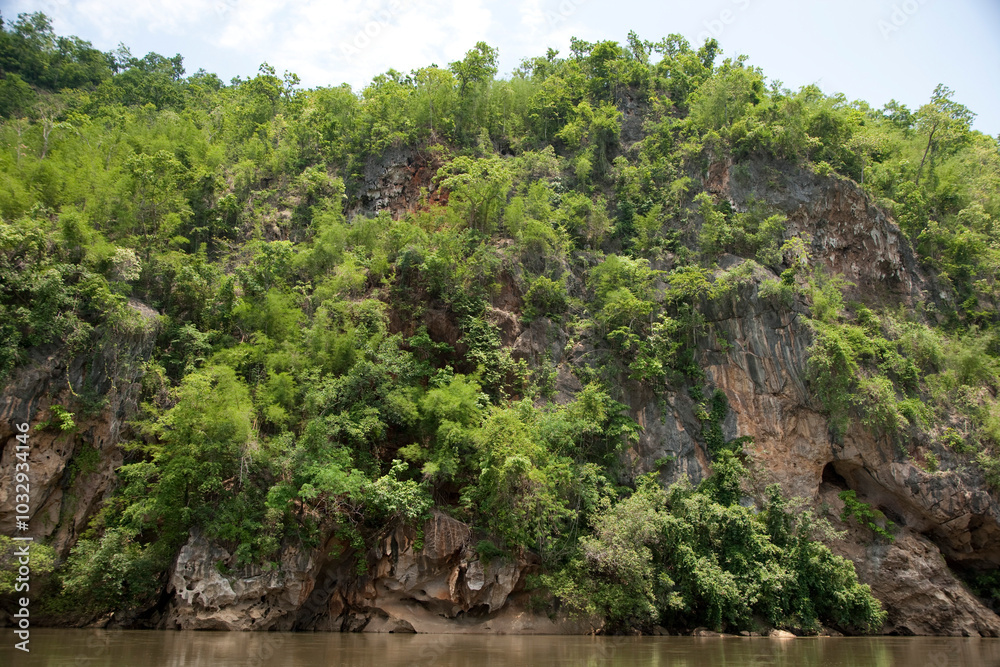 Landscape and River Kwai near Kanchanaburi, Thailand Landscape and River Kwai near Kanchanaburi, Thailand