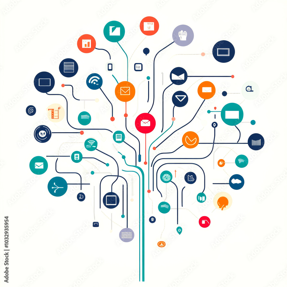 Visual representation of digital communication networks. Visual representation of digital communication networks.