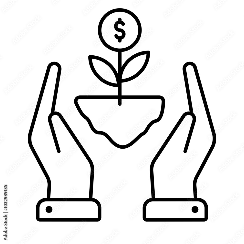 Investment Icon, Bussines strategy, Money Investment Icon, Bussines strategy, Money