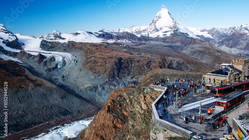 ゴルナーグラードからの絶景　スイス　ツェルマット