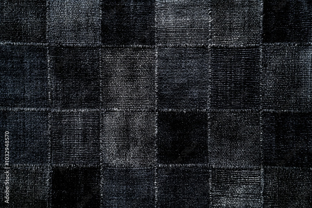 A black and white photo of a black and white patterned carpet A black and white photo of a black and white patterned carpet