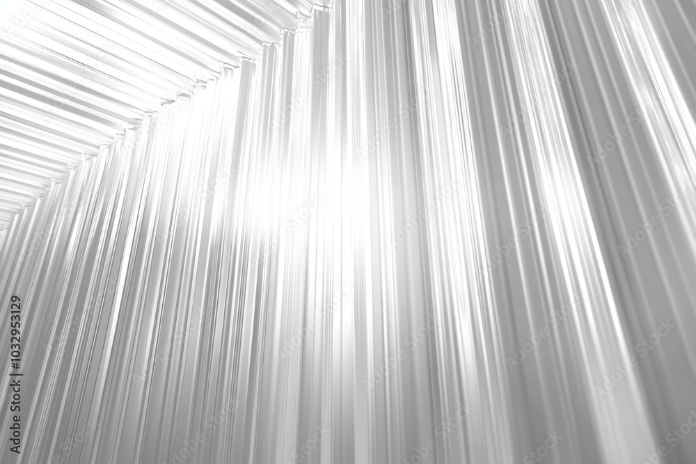 A white background with a silver stripe