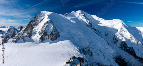 エギーユデュミディ展望台からの絶景　モンブラン　　フランス　シャモニ