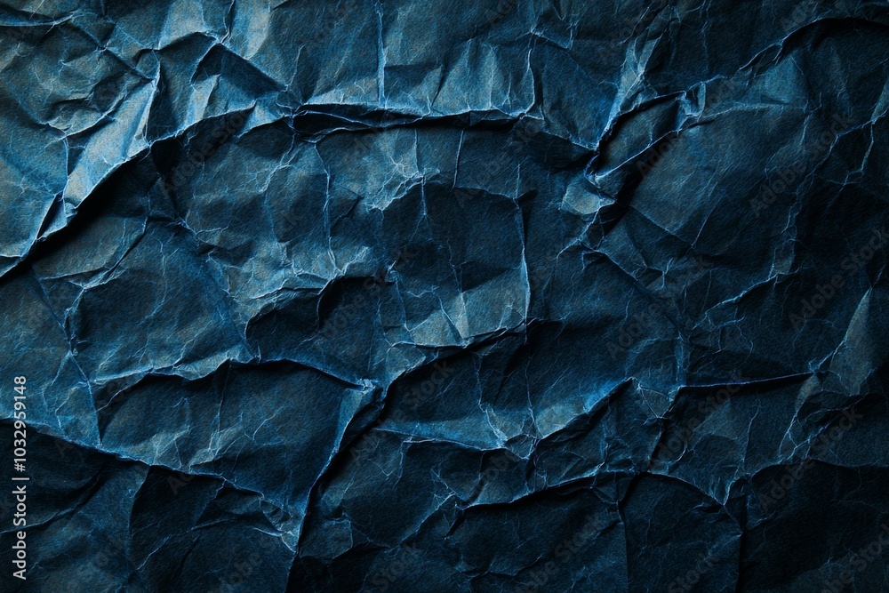 A blue paper with a rough texture