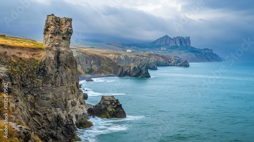 Dramatic View of Armenia's Rugged Coastline
